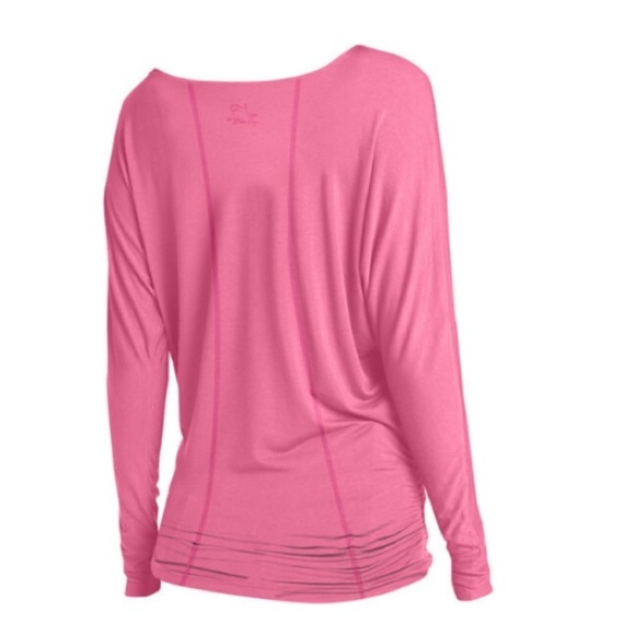 NWT BLACK TIP Dolman Top in Carnation Pink - Picture 3 of 13